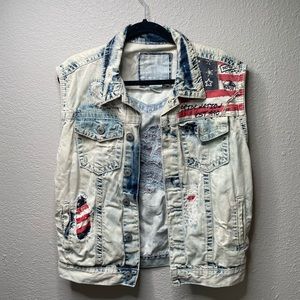 Smoke rise Jean jacket